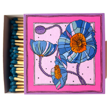 Load image into Gallery viewer, Blue Poppies Matchbox
