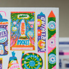 Load image into Gallery viewer, Fireworks Collection A6 Card