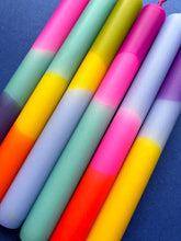 Load image into Gallery viewer, VIBRANT HUES Dip Dye Dinner Candles - Individually sold