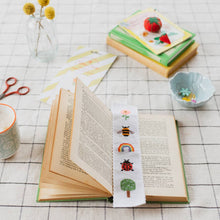 Load image into Gallery viewer, Nature Rainbow Cross Stitch Bookmark Kit