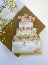 Load image into Gallery viewer, Celebration Cake Mantelpiece Card