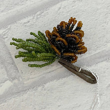 Load image into Gallery viewer, Pinecone Beaded Craft Kit
