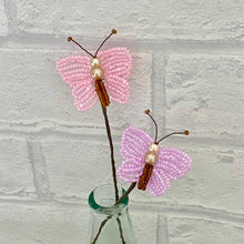 Load image into Gallery viewer, Butterflies Pink/Purple Bead Craft Kit - A creative gift.