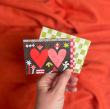 Load image into Gallery viewer, Two Hearts Mini Greeting Card
