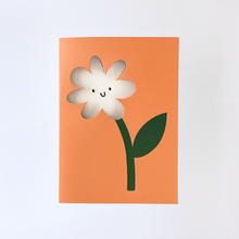 Load image into Gallery viewer, Flower Card - Die Cut Cards - Floral - Just Because - Cute