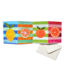Load image into Gallery viewer, Citrus concertina card