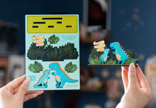 Load image into Gallery viewer, HAPPY FATHER'S DAY DINOSAUR POP OUT CARD