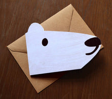 Load image into Gallery viewer, Polar bear card