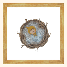 Load image into Gallery viewer, Baby Nest Fine Art Print | Nursery Art | Giclee Print