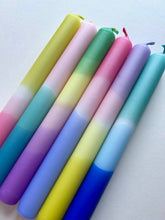 Load image into Gallery viewer, BESTSELLING PASTELS Dip Dye Dinner Candles - Individually sold