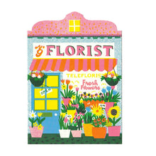 Load image into Gallery viewer, Florist Shop Die Cut Card