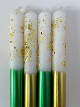 Load image into Gallery viewer, MISTLETOE KISSES AND ANGEL WINGS Dip Dye Dinner Candle - sold individually