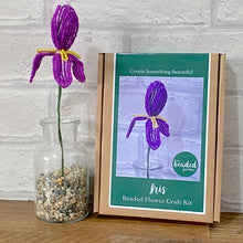 Load image into Gallery viewer, Iris Flower Bead Craft Kit -A creative gift idea.