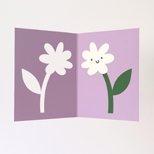 Load image into Gallery viewer, Flower Card - Die Cut Cards - Floral - Just Because - Cute