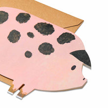 Load image into Gallery viewer, Spotty Pig Birthday Card | Foodie Gift | Farm Animal Card