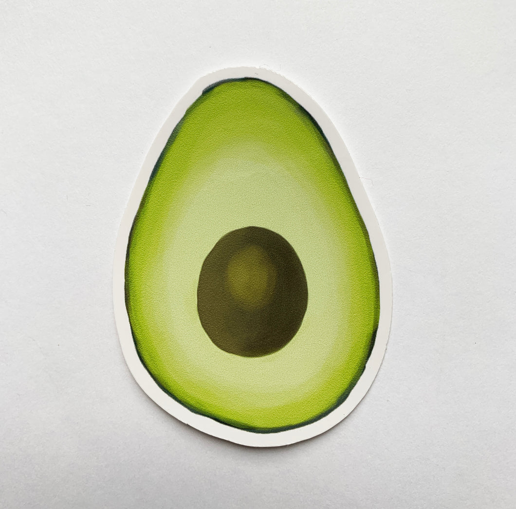 Avocado vinyl sticker