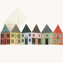 Load image into Gallery viewer, House concertina card