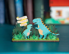 Load image into Gallery viewer, HAPPY FATHER'S DAY DINOSAUR POP OUT CARD