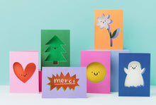 Load image into Gallery viewer, Flower Card - Die Cut Cards - Floral - Just Because - Cute