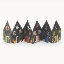 Load image into Gallery viewer, Fisherman's Huts Concertina Card