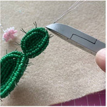 Load image into Gallery viewer, Spiky Cactus Plant Beaded Craft Kit - A creative gift idea