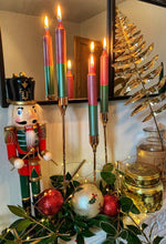 Load image into Gallery viewer, HOLLYBERRIES Dip Dye Dinner Candle - Individually sold