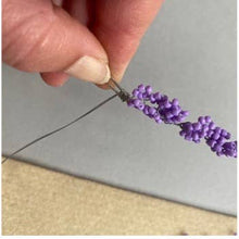 Load image into Gallery viewer, Lavender Beaded Flower Craft Kit - A creative gift idea.
