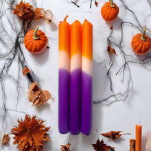 Load image into Gallery viewer, SAFFRON ORCHID Dip Dye Dinner Candle - Individually sold