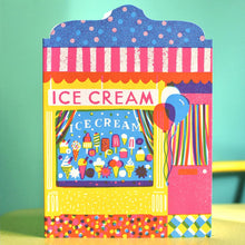Load image into Gallery viewer, Ice Cream Shop Die Cut Card