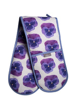 Load image into Gallery viewer, Pansy Double Oven Gloves