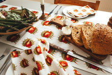 Load image into Gallery viewer, White Conker Table Runner