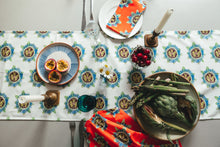Load image into Gallery viewer, White Passion Flower Table Runner