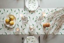 Load image into Gallery viewer, White Mistletoe Table Runner