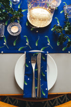 Load image into Gallery viewer, Navy Mistletoe Napkin