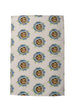 Load image into Gallery viewer, White Passion Flower Tea Towel
