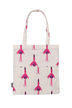 Load image into Gallery viewer, White Fuchsia Tote Bag