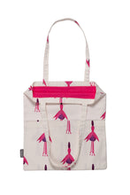 Load image into Gallery viewer, White Fuchsia Tote Bag