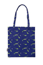 Load image into Gallery viewer, Navy Mistletoe Tote Bag