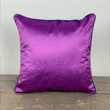 Load image into Gallery viewer, Pansy Velvet Cushion