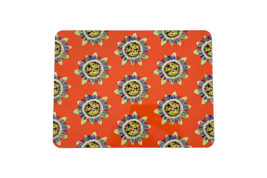 Coral Passion Flower Placemat
