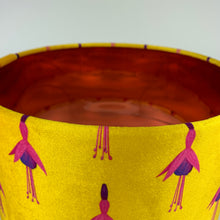 Load image into Gallery viewer, 50cm Ochre Fuchsia Velvet Lampshade