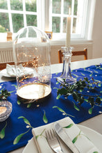 Load image into Gallery viewer, Navy Mistletoe Table Runner