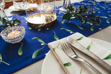 Load image into Gallery viewer, Navy Mistletoe Table Runner