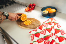 Load image into Gallery viewer, Strawberry Tea Towel