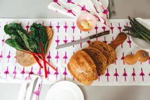 Load image into Gallery viewer, White Fuchsia Table Runner