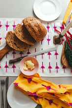 Load image into Gallery viewer, Ochre Fuchsia Cotton Napkin