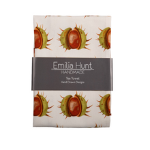 Load image into Gallery viewer, White Conker Tea Towel