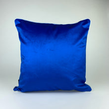 Load image into Gallery viewer, White Passion Flower Velvet Cushion
