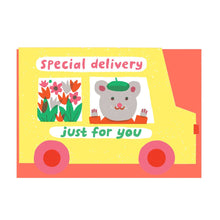 Load image into Gallery viewer, Special Delivery Van Die Cut Card
