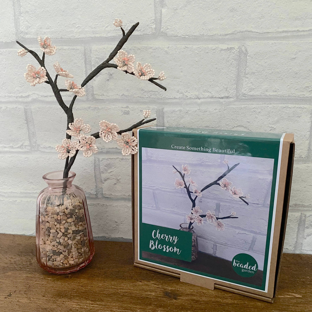 Beaded Craft Kit - Cherry Blossom. A creative gift idea.